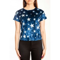 Tricou Dama Stelute blue